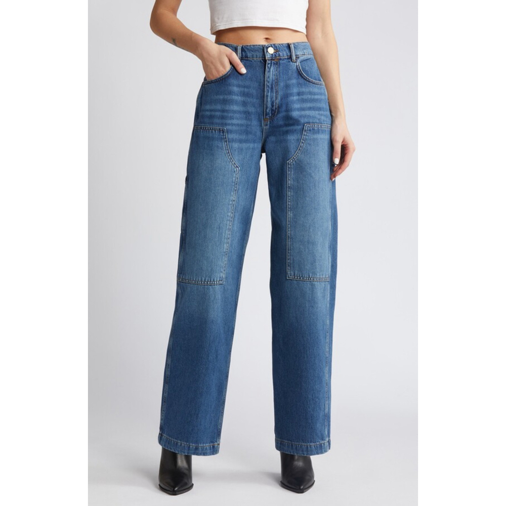 AllSaints Mia Carpenter Women's Blue Jeans